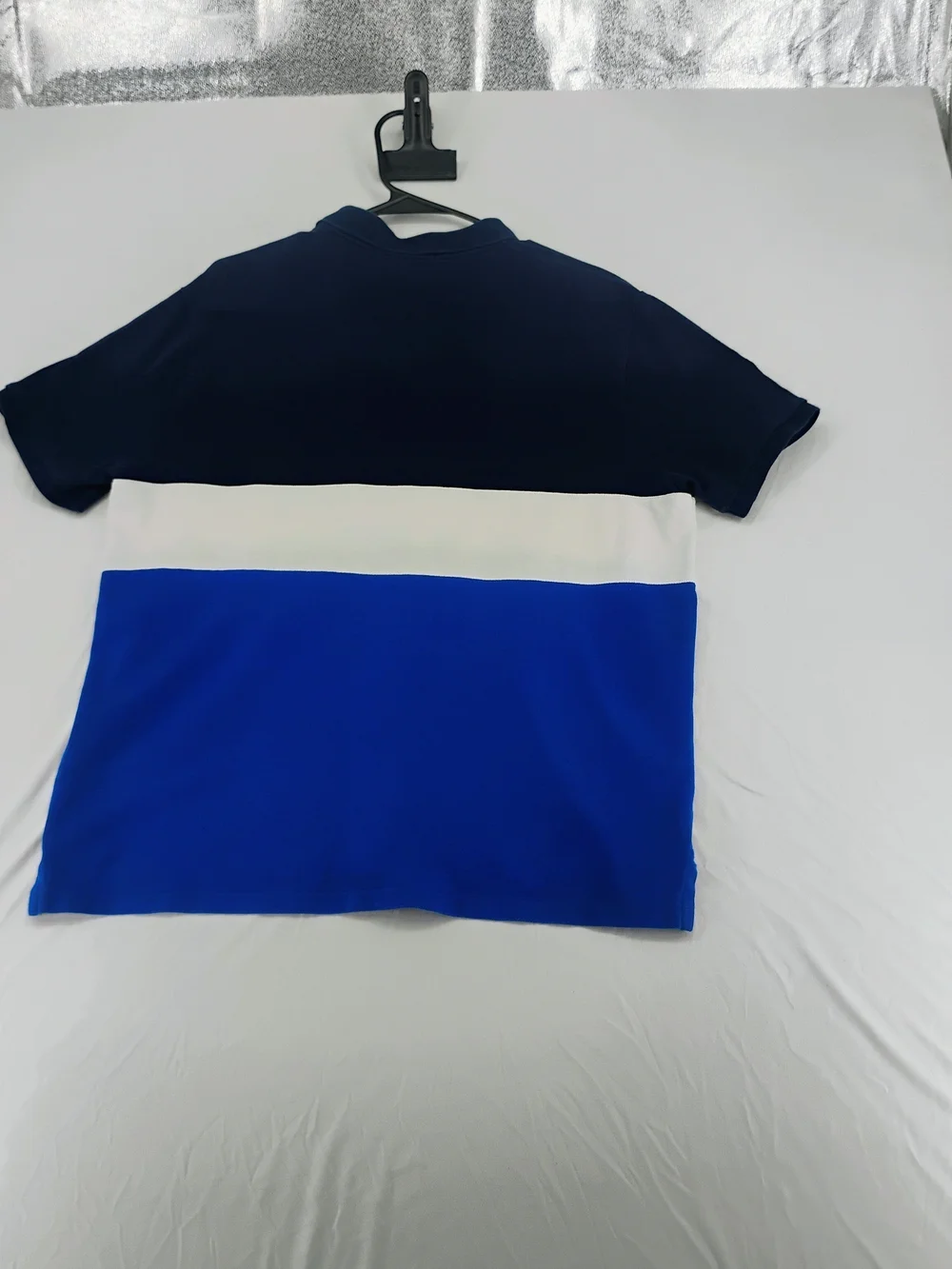 Polo by Ralph Lauren Boys' Navy/White/Royal Blue Colorblock Polo - Picture 3 of 5